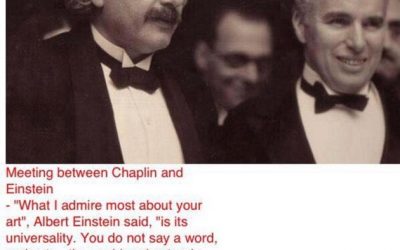 Two Geniuses Compare Notes